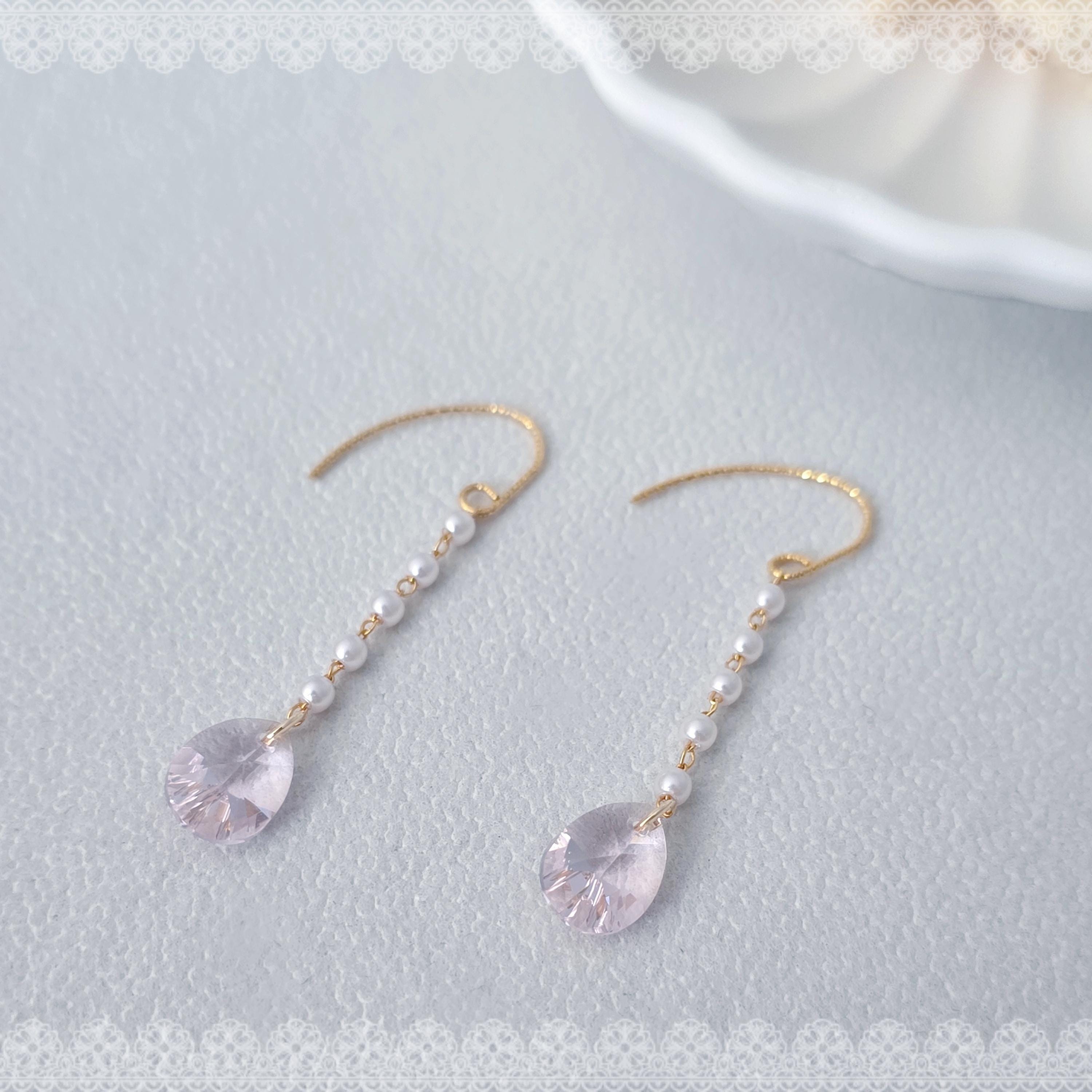 Orecchini con perla e zircone da Donna in Oro 18 Carati Chiusura: Napoletana Misura o forma: 5° 4,1g
