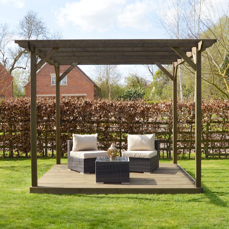 Pergola and Decking Kit Etsy