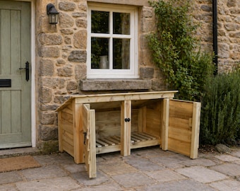 Outdoor Wellie Boot Shoe Storage - Langham Major Design - Etsy