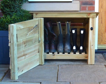 Outdoor Wellie Boot Shoe Storage - Langham Minor Design