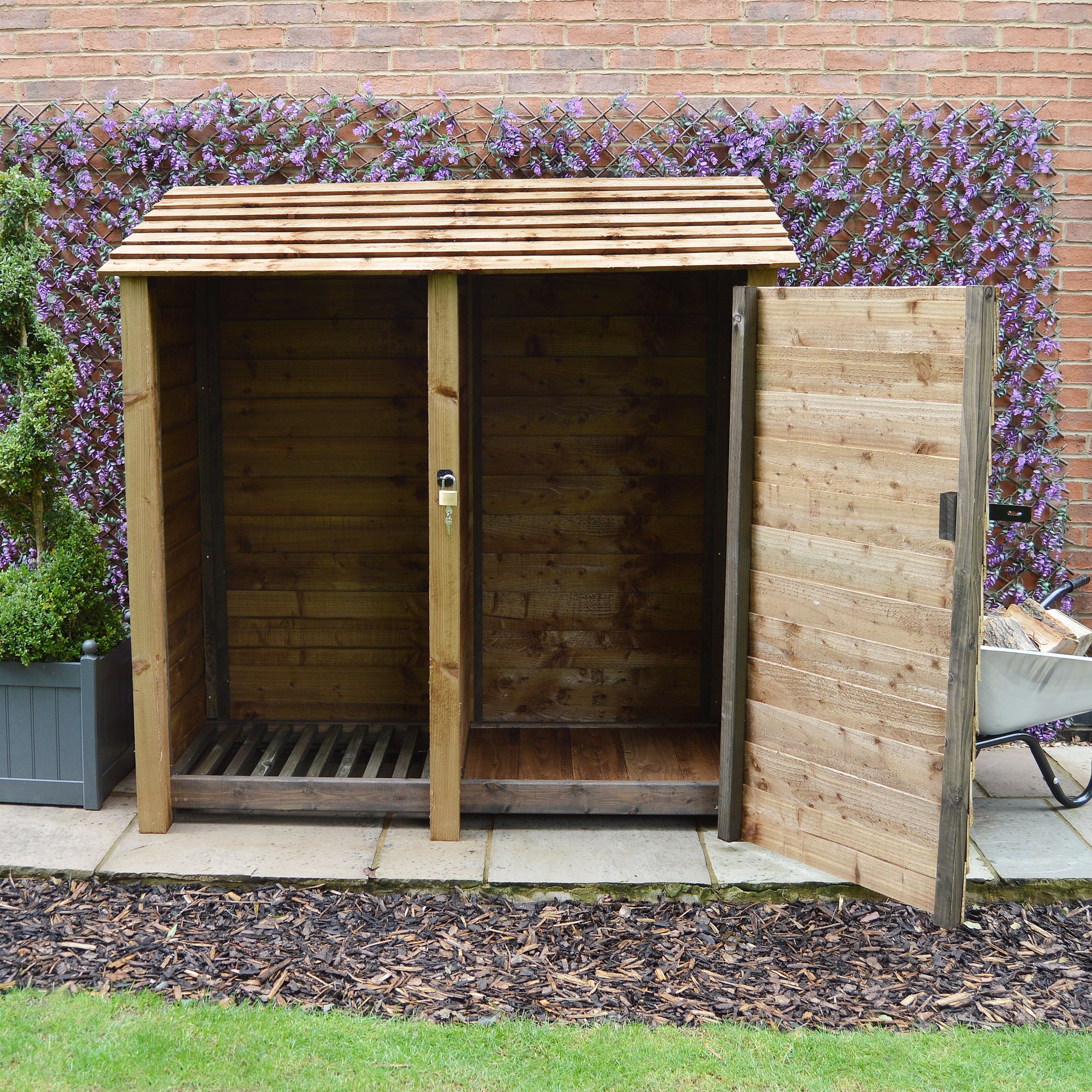 Wooden Garden Tool Storage Box Organiser 6ft Wide Etsy UK