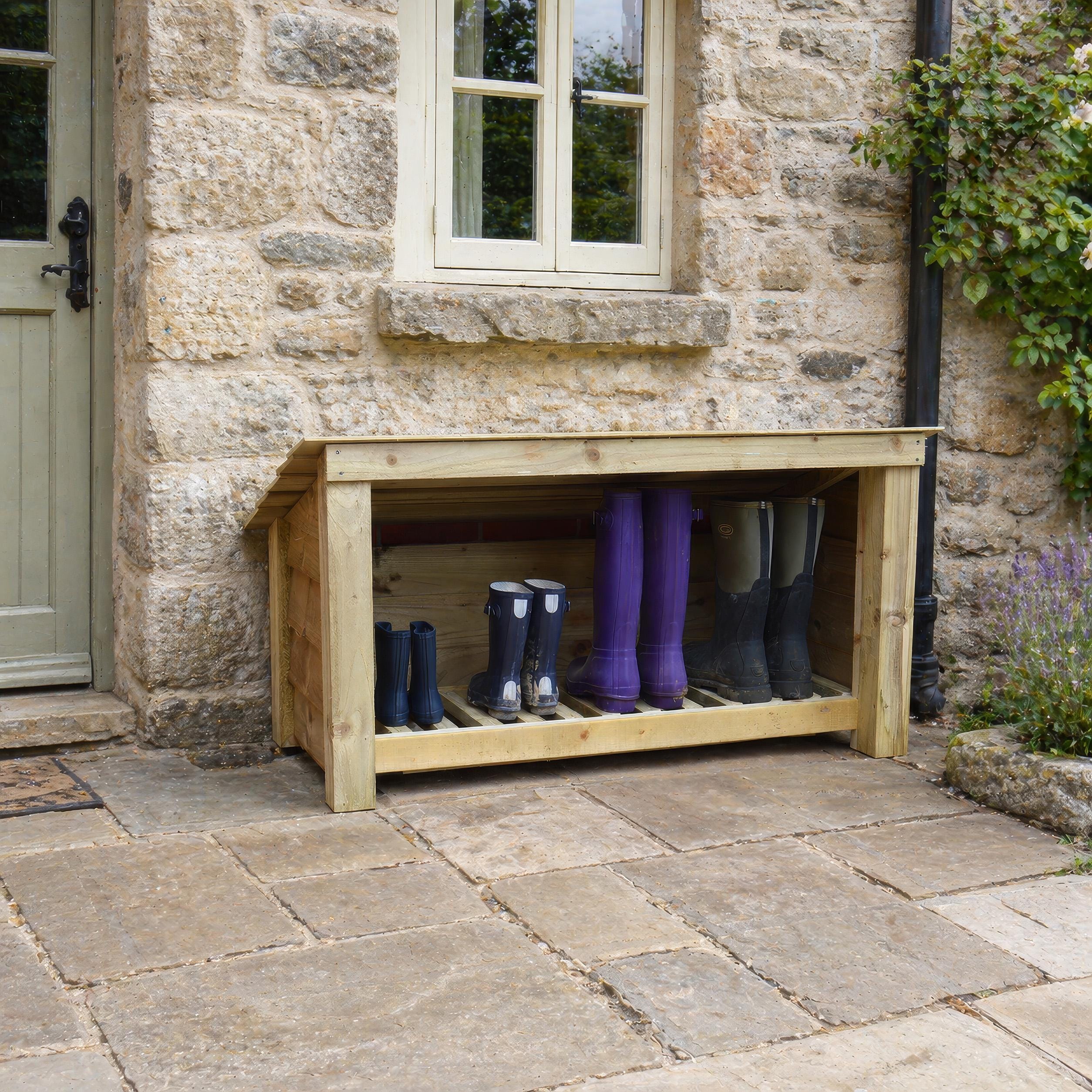 Outdoor Wellie Boot Shoe Storage - Langham Major Design - Etsy