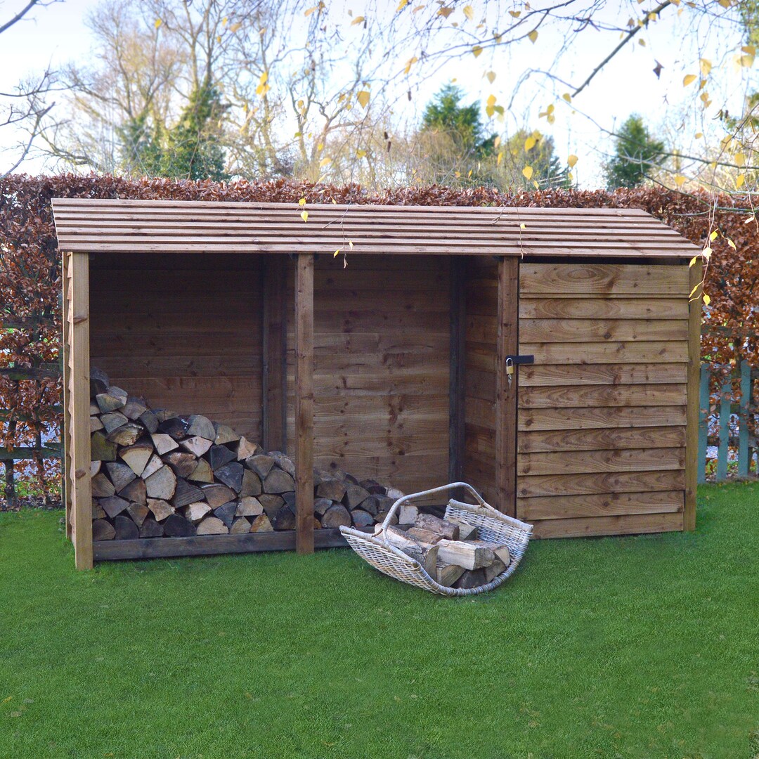 Wooden Garden Tool Storage Box Organiser 9ft Wide Ryhall Design Etsy UK