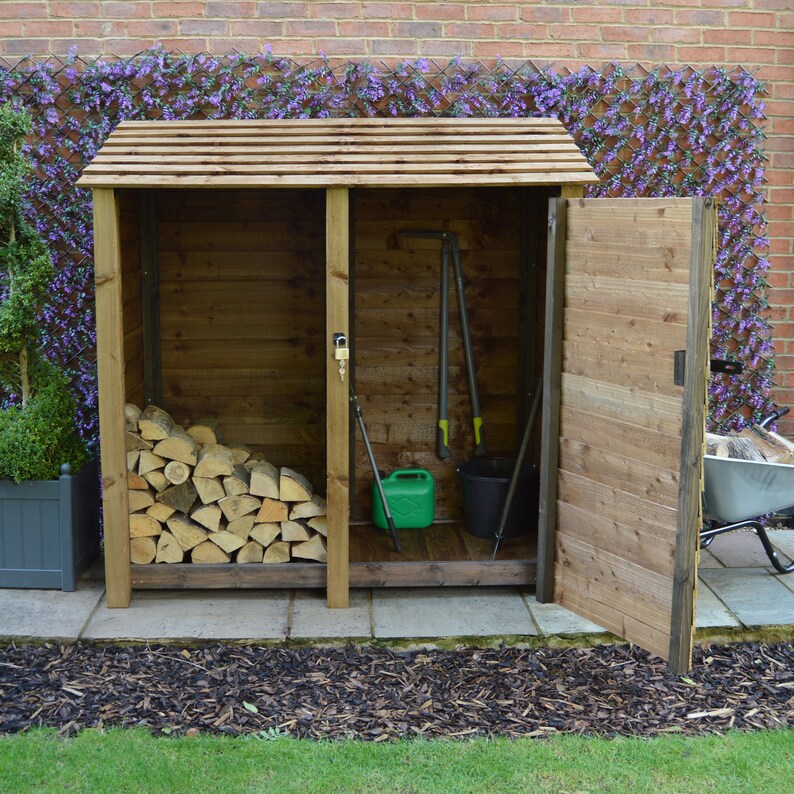 Wooden Garden Tool Storage Box Organiser 6ft Wide Etsy UK