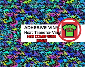Grunge Colorful Splatter Vinyl Printed Patterned HTV Iron On Heat Transfer Vinyl Outdoor Vinyl Sheets