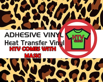 Animal Print Printed Patterned HTV Iron on Vinyl Sheets - Etsy