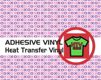 XOXO HTV Iron On Heat Transfer Printed Patterned Vinyl Sheets