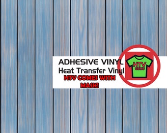 Distressed Wood Pattern HTV Vinyl, Iron On Vinyl, craft vinyl sheet, HTV / heat transfer or Adhesive Vinyl