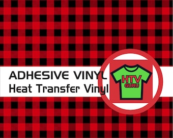 Buffalo Plaid Vinyl, HTV Iron On, Lumberjack Pattern