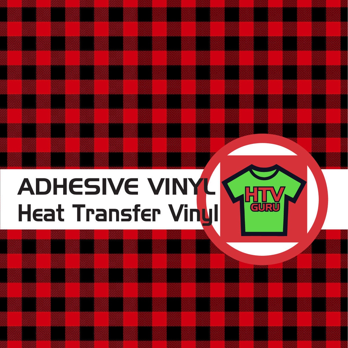 Download Buffalo Plaid HTV Vinyl Red and black pattern craft vinyl ...