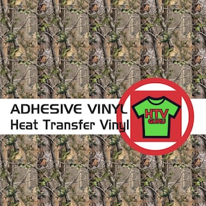 Camouflage Camo Pattern Adhesive Craft Vinyl Oracal & Siser HTV