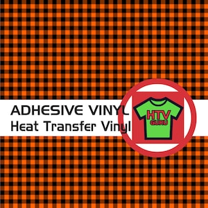 Buffalo Plaid Vinyl HTV Printed Pattern Vinyl Sheets Iron On Heat Transfer Vinyl Outdoor Decal Vinyl