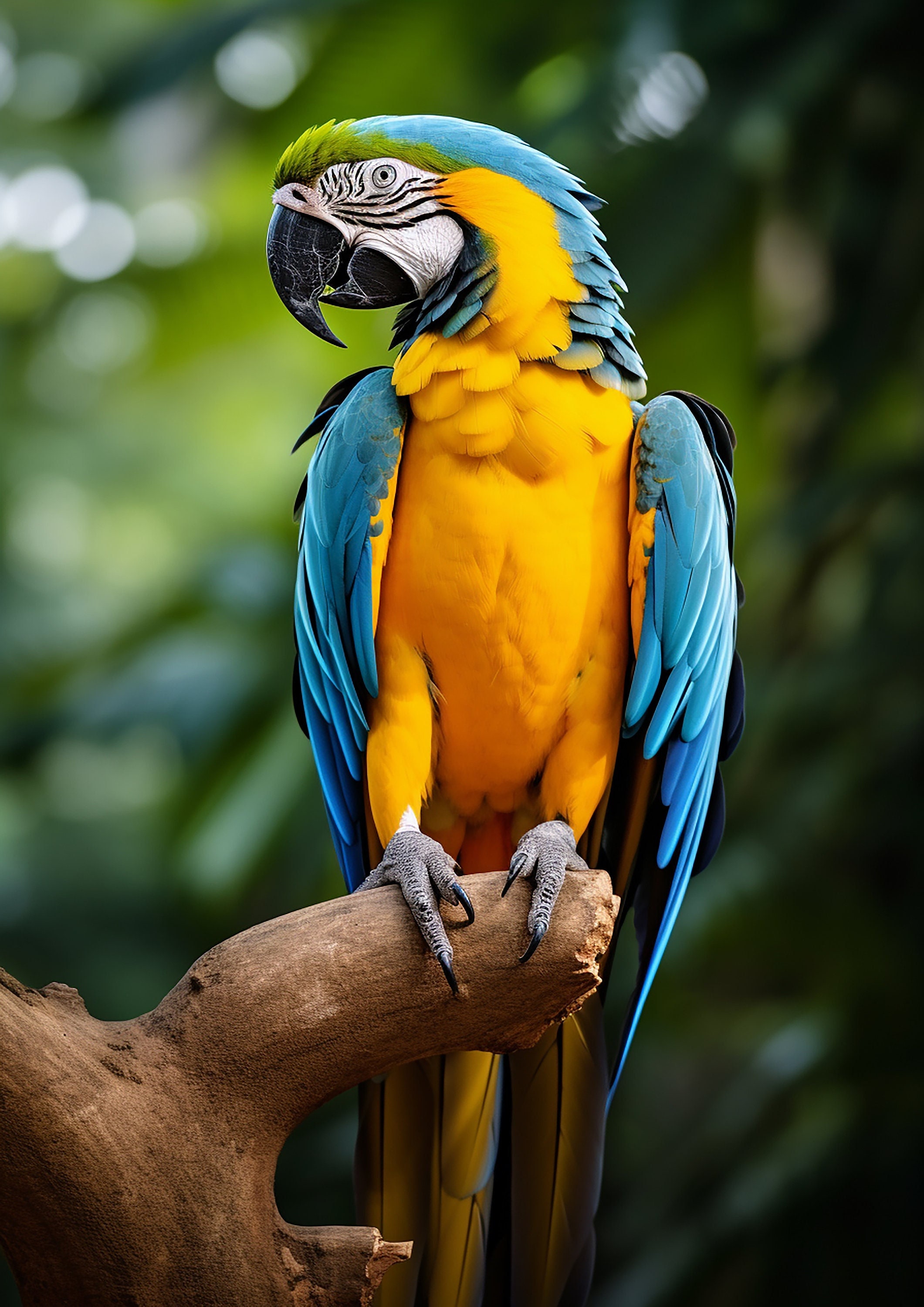 Premium Photo Colorful parrot