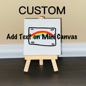 Mini Art Easel with Available Customization