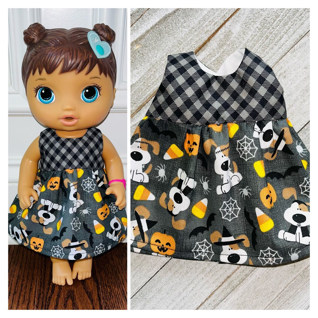 Halloween/13 Doll Clothes/halloween Dogs Doll Dress/baby Alive/13 Doll ...