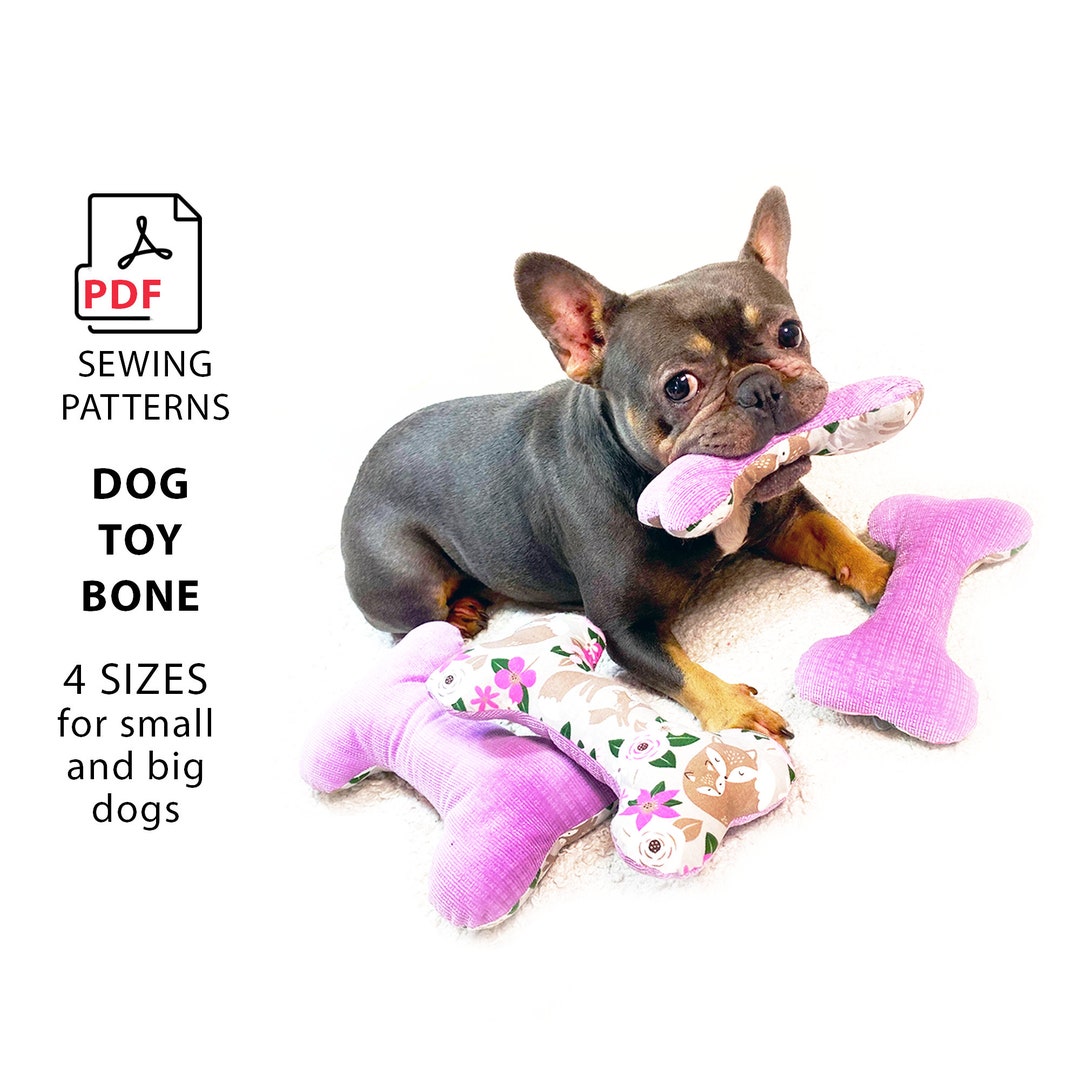Dog Toy Sewing PDF Pattern, Soft Toy Pattern for Pet, DIY Dog Toys
