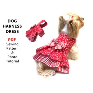 dog dress pattern, dog clothes pattern, dog dress sewing pattern, dog dress,small dog clothes for girls, ropa para perros,dresses for dogs,dog harness dress, köpek kıyafeti, dress harness,sewing pattern for dog yorkie,teacup dog clothes,