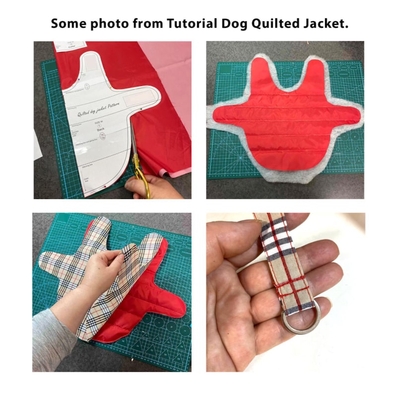 dog puffer jacket pattern, quilted dog coat PDF, DIY dog winter jacket, small dog puffer vest, yorkie in red dog coat, dog winter clothes sewing pattern, medium dog jacket pattern, warm pet coat with lining, dog outerwear sewing tutorial, dog clothes for cold weather, padded dog jacket XS to 3XL, pet winter vest DIY, dog coat pattern with bows