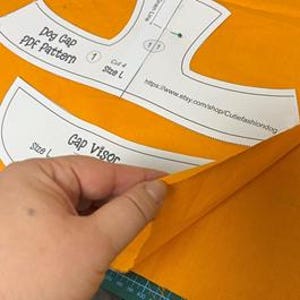 dog cap Sewing pattern  for print and cutting in PDF format 7 Sizes