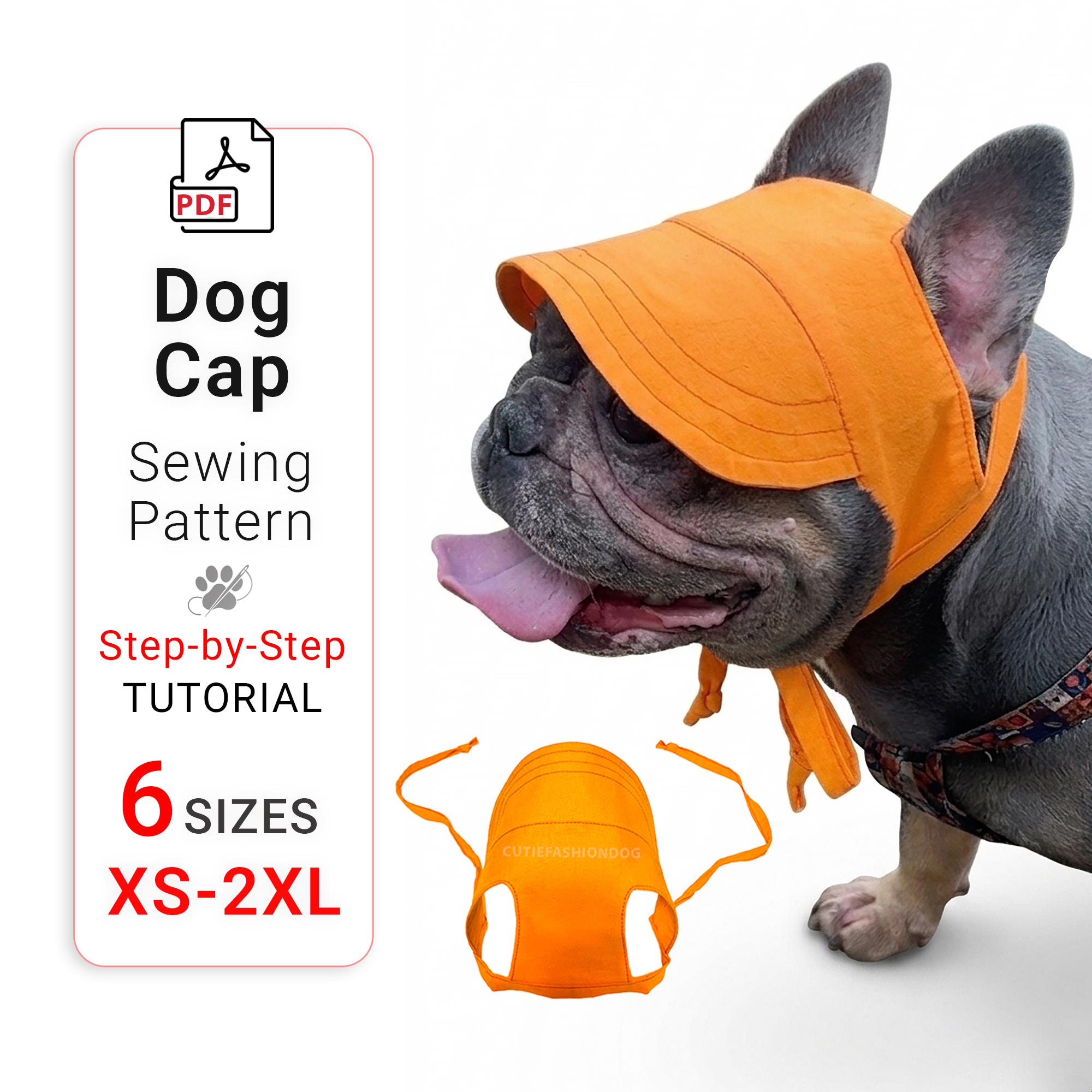 犬用帽子の型紙（印刷・裁断用）6サイズ - Etsy 日本