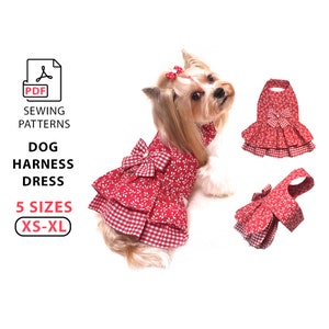 dog dress pattern, dog clothes pattern, dog dress sewing pattern, dog dress,small dog clothes for girls, ropa para perros,dresses for dogs,dog harness dress, köpek kıyafeti, dress harness,sewing pattern for dog yorkie,teacup dog clothes,