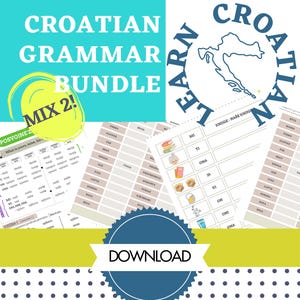 Croatian Grammar Bundle: Beginner&#39;s E-book; Download