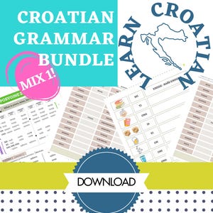 Learn Croatian Grammar: E-book Bundle for Beginners (PDF)