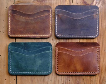 minimalist card holder, leather card wallet, card holder, slim card holder, men’s leather card wallet