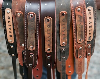 Personalisierter Leder-Kameragurt, Nikon-Kameragurt, Canon-Kameragurt, individueller Kameragurt, Geschenk für Fotografen, Canon-Schultergurt