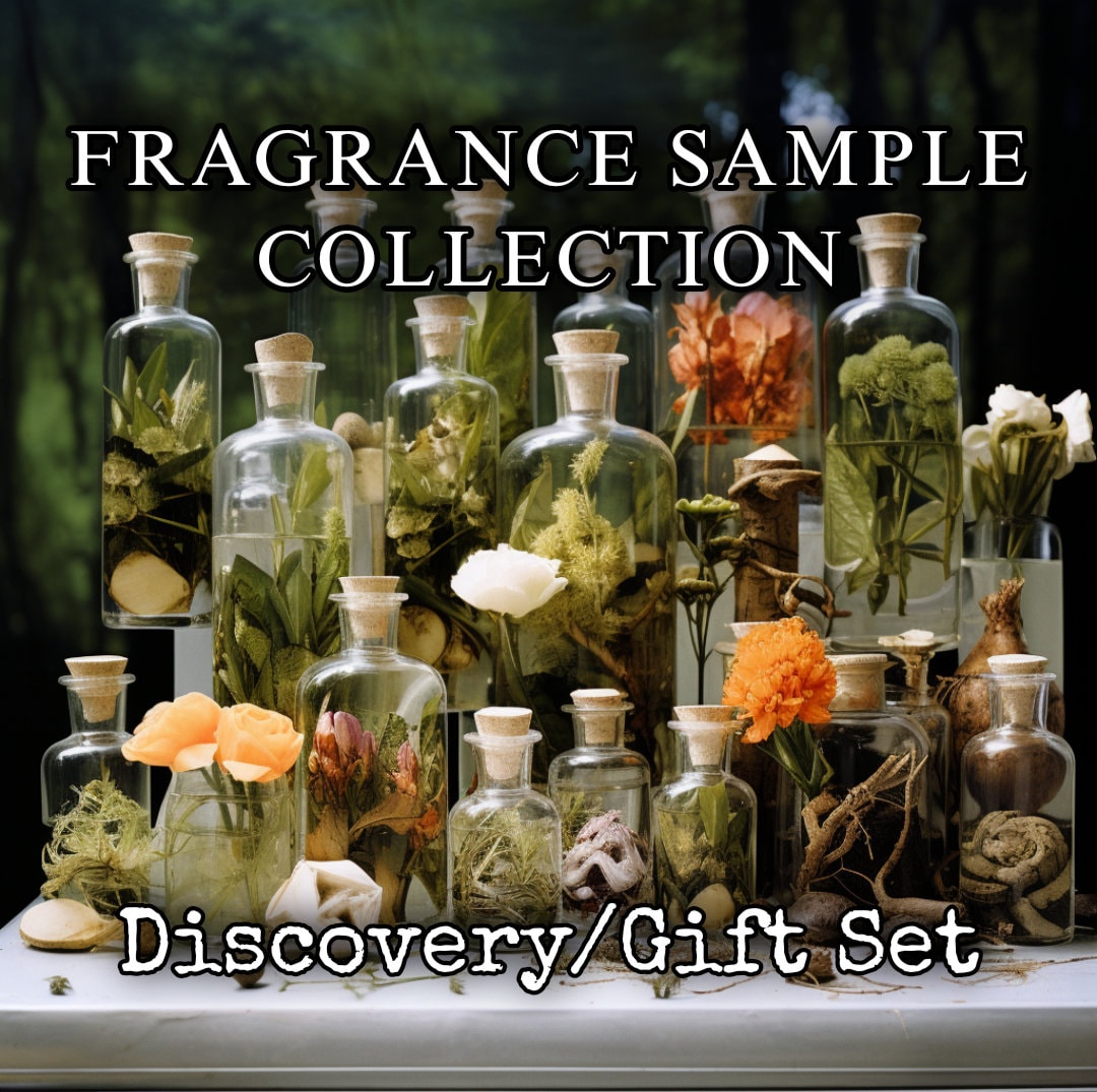 Fragrance Sampler Gift Set 24 Botanical Perfumes and Colognes Discovery