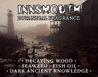INNSMOUTH Fragrance Mist - Cthulhu Mythos Incense Spray - Lovecraft Scent - Cosplay and Gaming Air Freshener - 4 Sizes - Gothic Literature