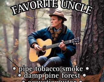 FAVORITE UNCLE - Conifers and Pipe Smoke - Natural Cologne Oil, Body Spray, Perfume Oil, Diffuser Oil - Woody Tobacco Botanical Fragrance