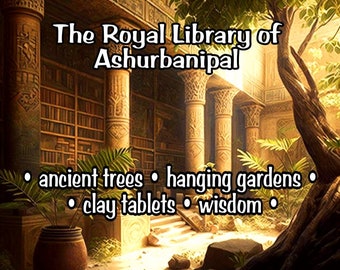 ROYAL LIBRARY of ASHURBANIPAL - Exotic Wood, Incense, Clay - Natural Cologne Oil, Body Spray, Perfume Oil, Diffuser Oil - Gourmand Unisex