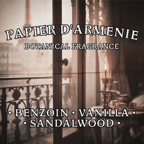 PAPIER d'ARMÉNIE - Warm Botanical Fragrance - Natural Air Mist, Cologne Oil, Body Spray, Perfume Oil, Diffuser Oil - Botanical Fragrance