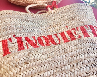 Panier T’inquiète (version peinte) - Taille M & L