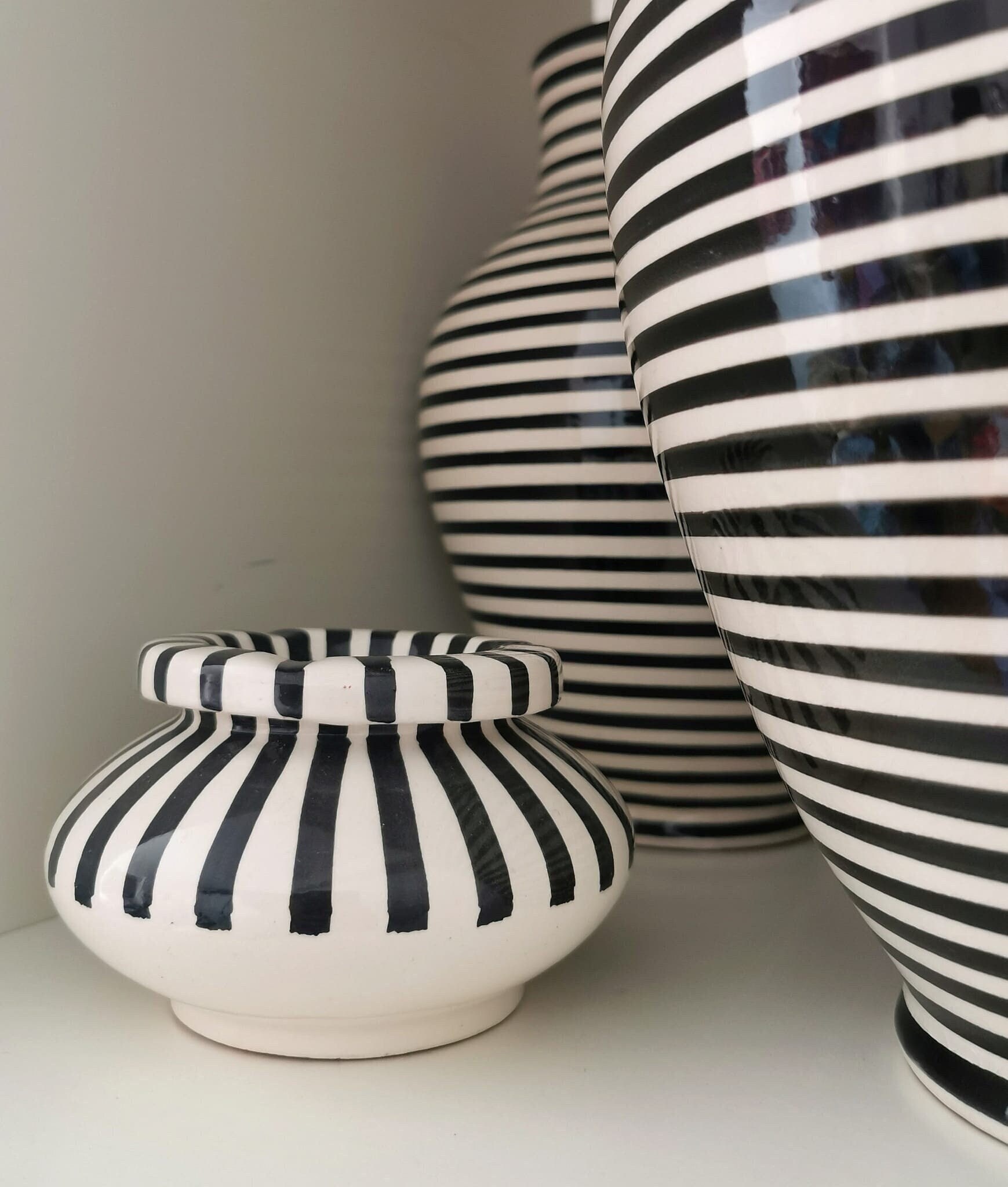 Cendrier Capsule Black & White