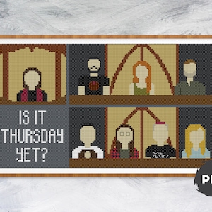 Pattern: Is it Thursday yet? Critical Role cross stitch pattern