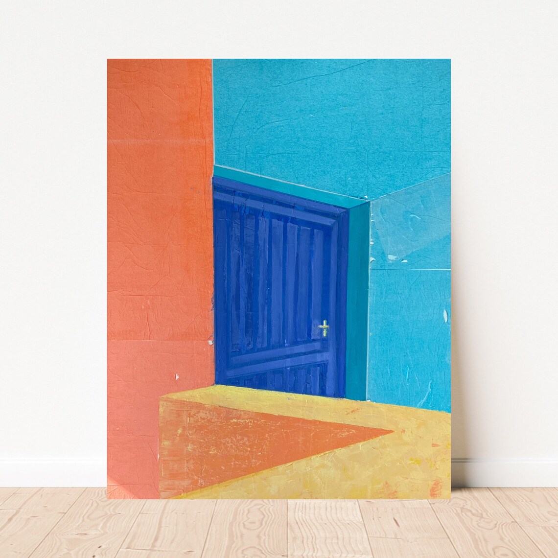 Original Large Acrylic Painting on Canvas Modern Etsy