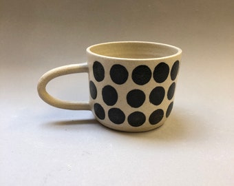 black dot mug