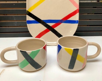 diagonals mug