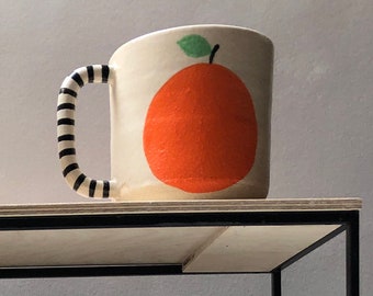 orange mug