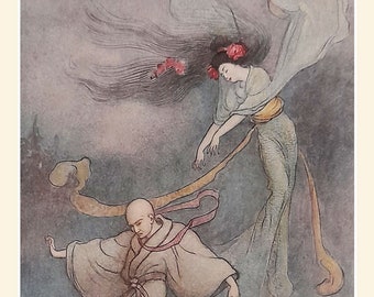 Warwick Goble original print from Japanese Fairy Tales