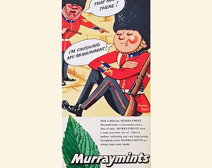 Vintage advertisement for Murraymints