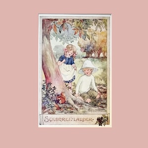 Vintage nursery print, illustrated by Anne Anderson