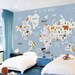 mishalah reviewed 3D Kids Animal World Map Removable Wallpaper,Peel and stick Wall Mural, Floral, Wall Art,Wall Decal,Kids,Nursery,Wall Sticker 13