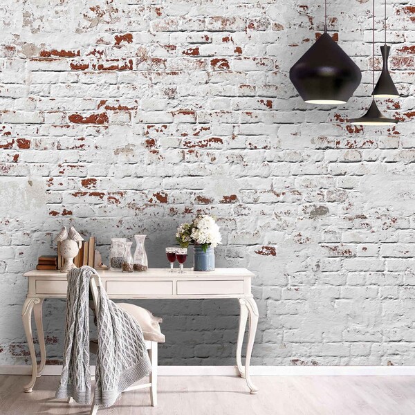 Brick Removable Wallpaper Etsy