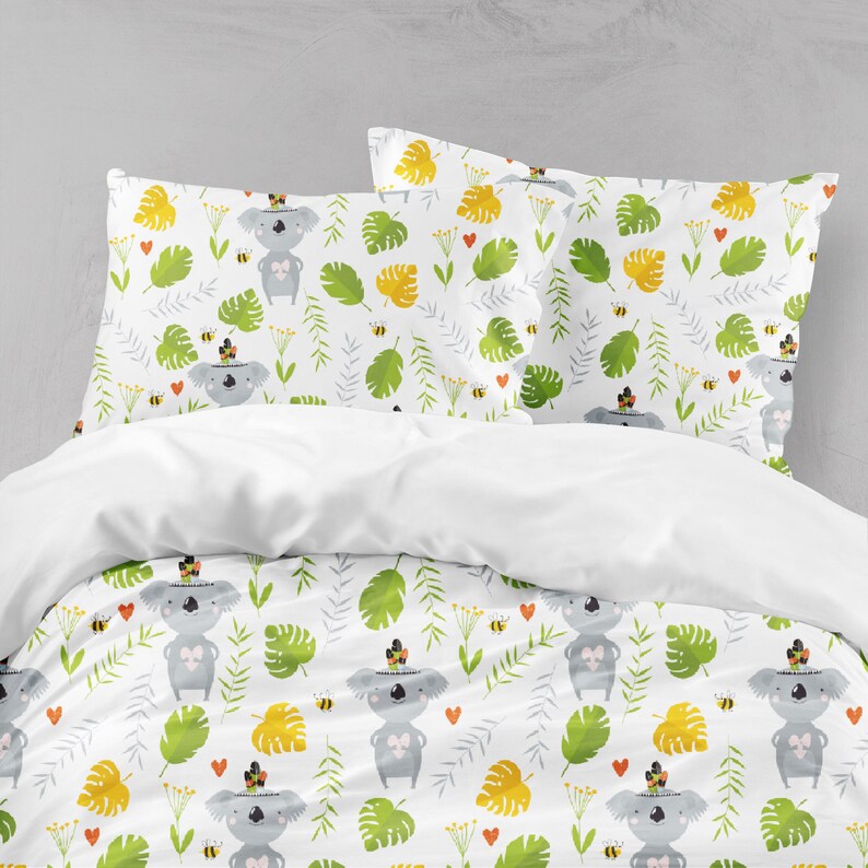 3D Koala Duvet Covers Set Cartoon Quilt Cover Cute Bedding Etsy Australia
