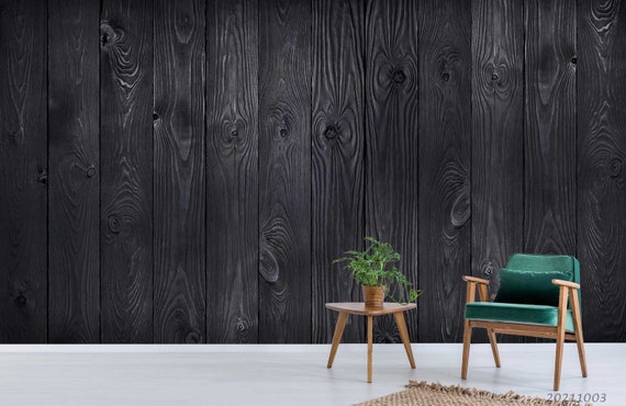 Sticker Wood planks wall pattern 