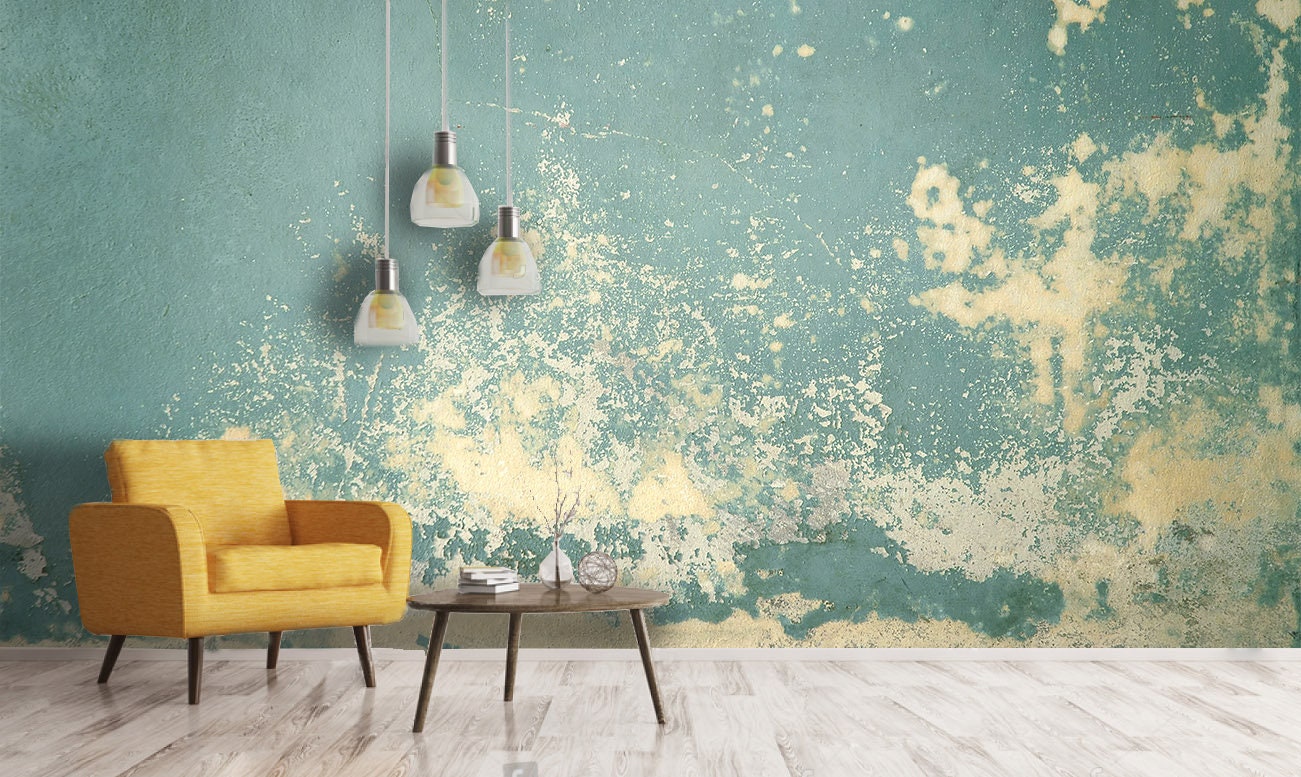 Cracked concrete Wall Mural Wallpaper