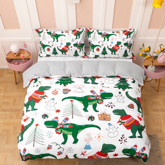 Dinosaur quilt cover set cheap